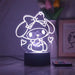 Sanrio 3D LED Night Light Kawaii Cinnamoroll & Kuromi Cartoon Lamp