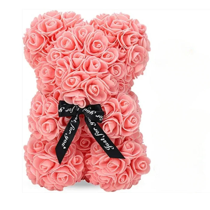 Eternal Love Teddy Artificial Flower Rose Bear