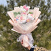 Kawaii Hello Kitty Bouquet Artificial Flowers & Cat Doll