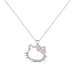 Sanrio Kawaii Hello Kitty Sparkling Diamond Necklace