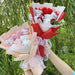 Kawaii Hello Kitty Bouquet Artificial Flowers & Cat Doll