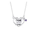 Sanrio Kuromi Silver Necklace Luxury Anime Figure Pendant