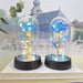 Timeless Romance Glass Cover Eternal Rose LED Light Foil Flower