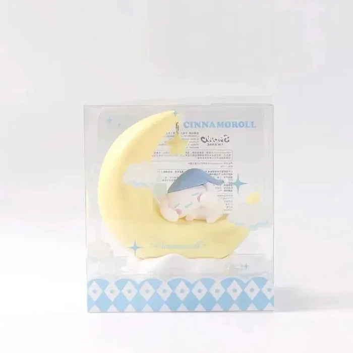 Genuine  Sanrio Night Light Cinnamoroll Kuromi Kawaii Animation Soft Warm Light Decoration LED Bedside Lamp USB