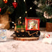 Magical Christmas Eve Music Box Charming Water-Filled Train Ornament