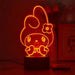 Sanrio 3D LED Night Light Kawaii Cinnamoroll & Kuromi Cartoon Lamp