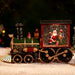 Magical Christmas Eve Music Box Charming Water-Filled Train Ornament