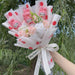 Kawaii Hello Kitty Bouquet Artificial Flowers & Cat Doll